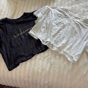 Lululemon Oversized Black and White T-Shirts Bundle